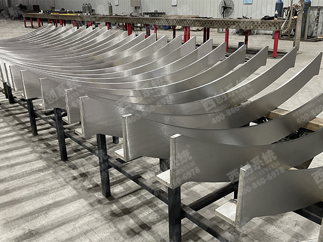 316L精致不銹鋼起底板(L異形彎弧)